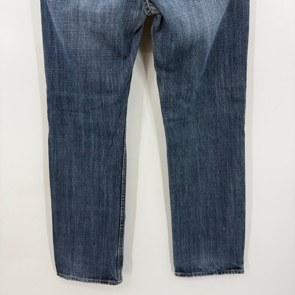 American Eagle Original Straight Jeans Womens 29 / 30 Med Wash 100% Cotton - Picture 6 of 8
